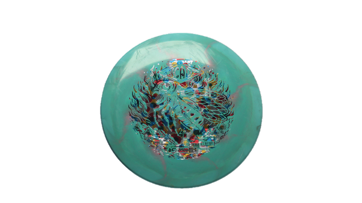USED Discraft Custom ESP Swirl Cicada Fairway Driver Front View