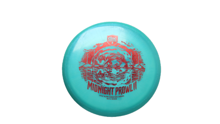 USED Discmania Midnight Prowl / Kyle Klein Bottom Stamp Meta Origin Midrange Front View