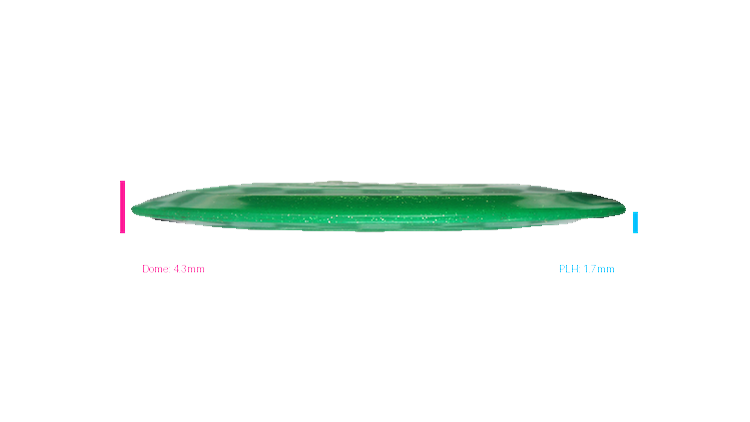 USED Innova Worlds Metal Flake Champion TeeDevil Distance Driver Profile View