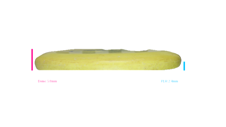 USED Discraft Custom Pro D Rattler Putter Profile View
