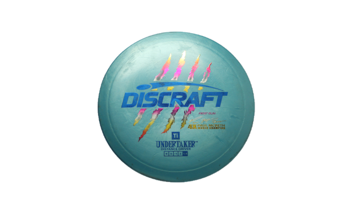 USED Discraft First Run / Paul McBeth 4X Titanium Undertaker Fairway Driver