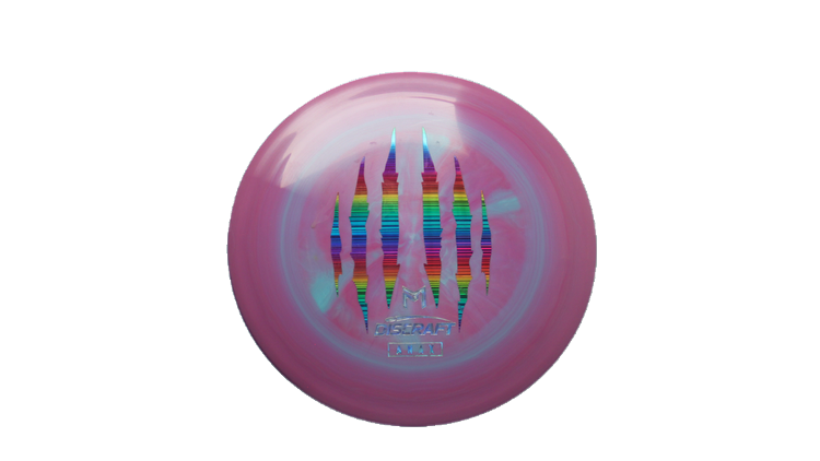 USED Discraft 2023 Paul McBeth 6X Claw ESP Swirl Anax Distance Driver Front View