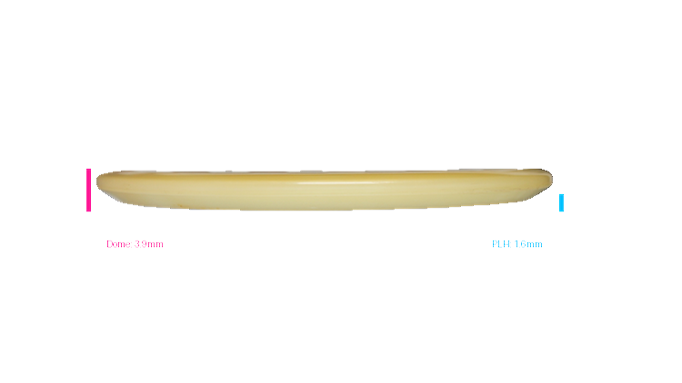 USED Discraft 2021 DGLO / Wasp Tooling Elite Z Buzzz SS Midrange Profile View