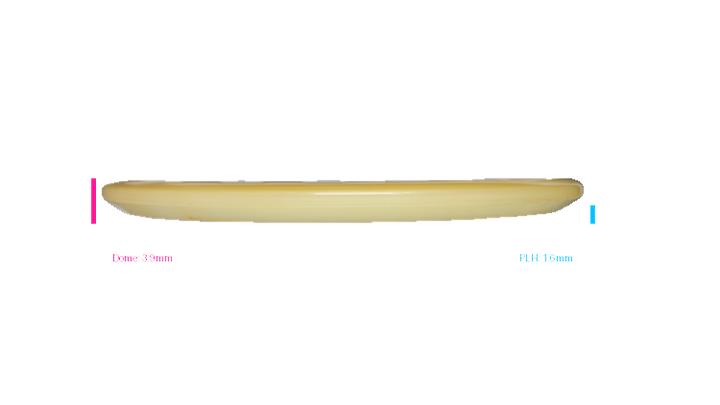 USED Discraft 2021 DGLO / Wasp Tooling Elite Z Buzzz SS Midrange Profile View