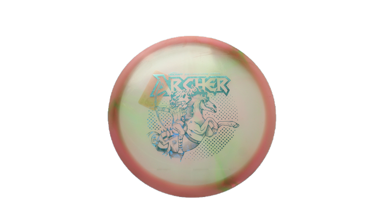 USED Discraft 2023 Ledgestone Z Swirl Archer Fairway Driver Front View