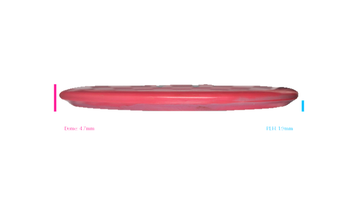 USED Discraft 2023 Paul McBeth 6X McBeast ESP Swirl Buzzz Midrange Profile View