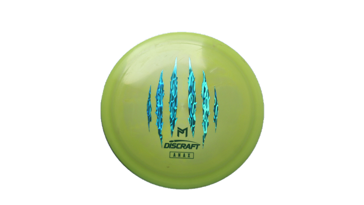 USED Discraft 2023 Paul McBeth 6X Claw ESP Swirl Anax Distance Driver Front View