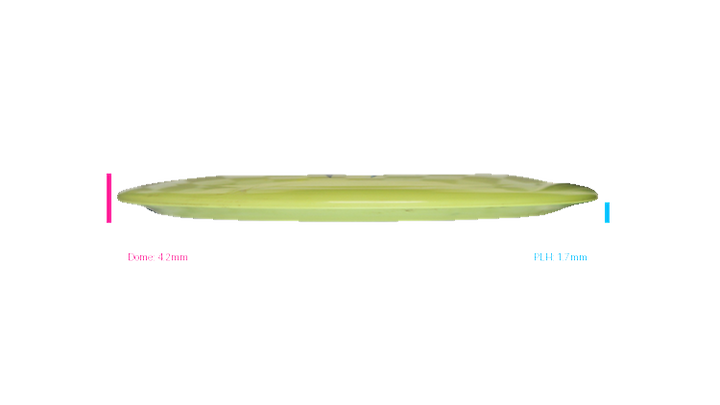 USED Discraft 2023 Paul McBeth 6X Claw ESP Swirl Anax Distance Driver Profile View