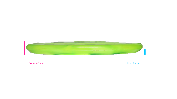 USED Discraft 2020 Brian Earhart Tour Series Z Swirl Zone Putter Profile View