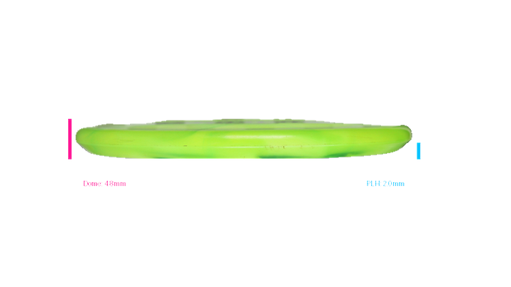 USED Discraft 2020 Brian Earhart Tour Series Z Swirl Zone Putter Profile View