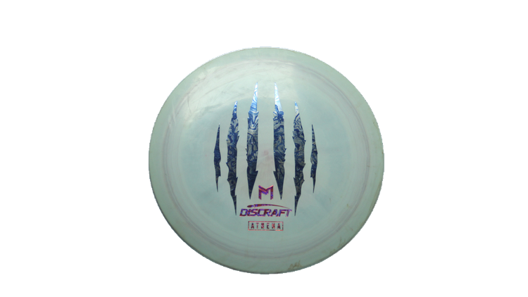 USED Discraft 2023 Paul McBeth 6X Claw ESP Swirl Athena Fairway Driver Front View