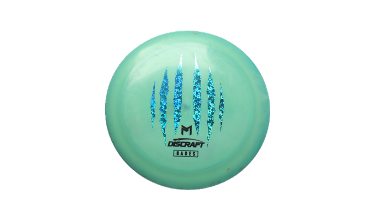 USED Discraft 2023 Paul McBeth 6X Claw ESP Swirl Hades Distance Driver Front View