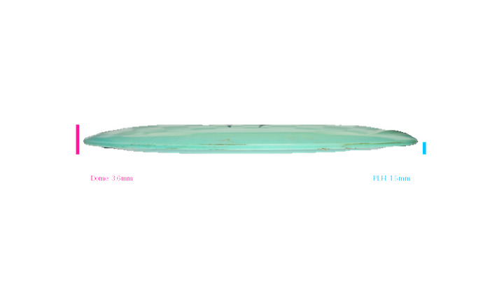 USED Discraft 2023 Paul McBeth 6X Claw ESP Swirl Hades Distance Driver Profile View