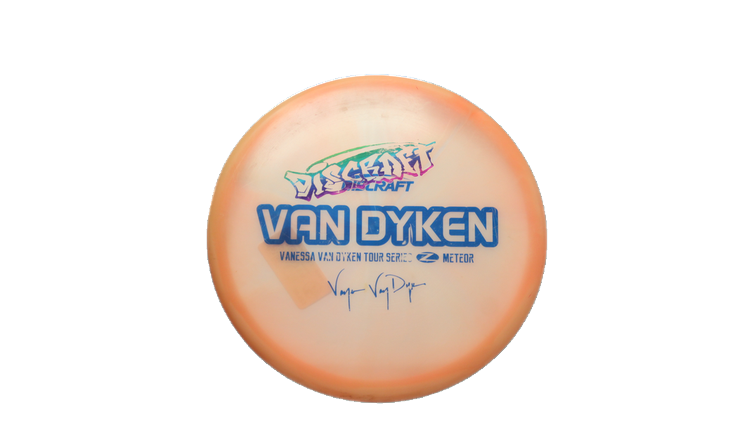 USED Discraft 2020 Vanessa Van Dyken Tour Series Z Swirl Meteor Midrange Front View