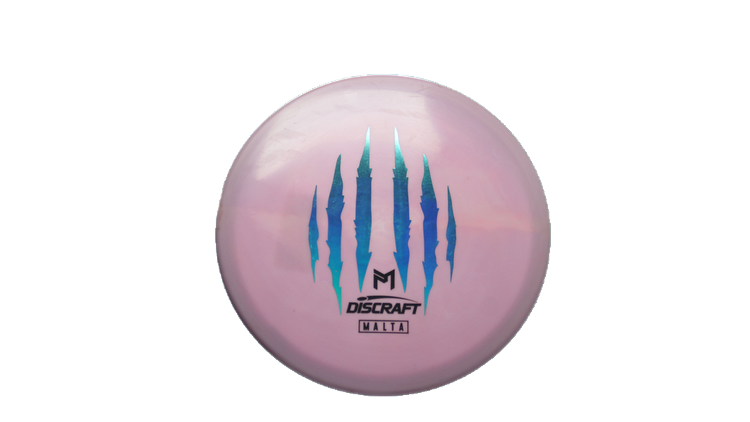 USED Discraft 2023 Paul McBeth 6X Claw ESP Swirl Malta Midrange Front View
