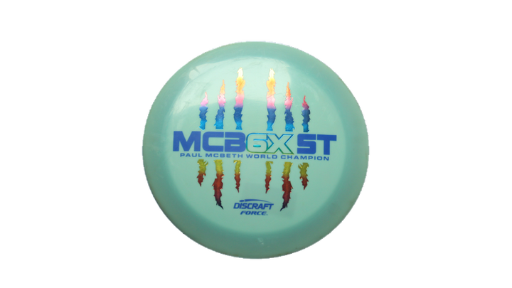 USED Discraft Paul McBeth 6X Claw ESP Force Distance Driver Front View