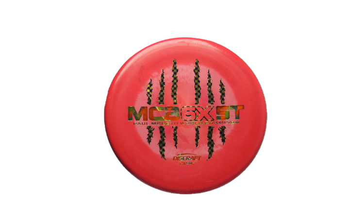 USED Discraft 2023 Paul McBeth 6X McBeast ESP Swirl Zone Putter Front View
