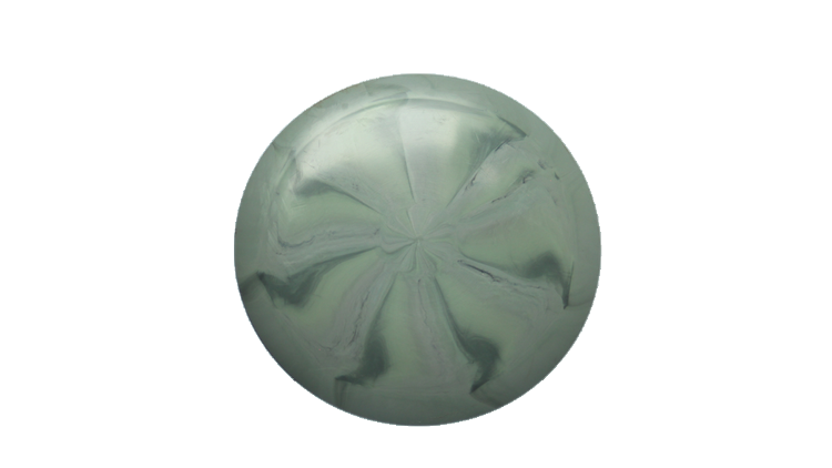 USED Discraft Uli Back Stamp ESP Swirl Heat Fairway Driver Front View