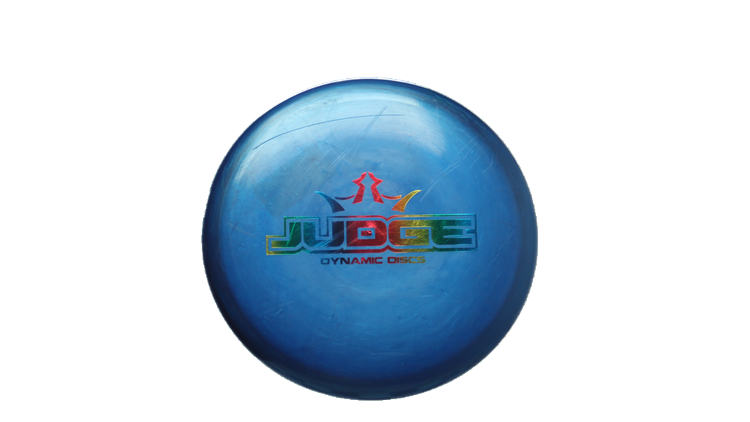 USED Dynamic Discs Bar Stamp Fuzion Judge Putter Front View