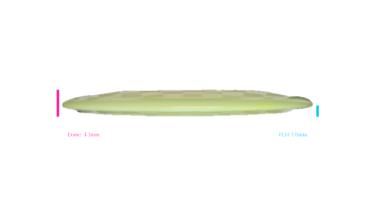 USED Discmania Wing Stamp / Innova Tooled S-Line CD2 Fairway Driver Profile View