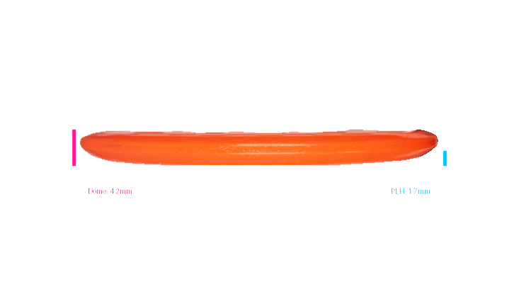 USED Discmania Mind Bender Metal Flake C-Line MD1 Midrange Profile View