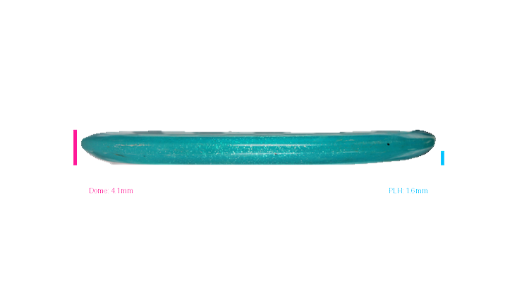 USED Discmania Mind Bender Metal Flake C-Line MD1 Midrange Profile View