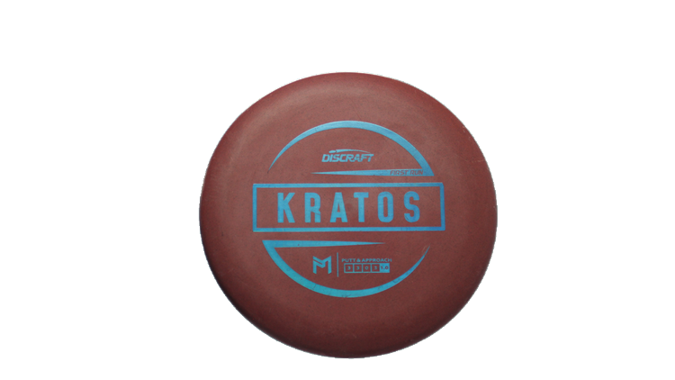 USED Discraft First Run Rubber Blend Kratos Putter Front View