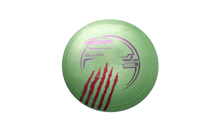USED Discraft Paul McBeth 5X Titanium Undertaker Fairway Driver Front View