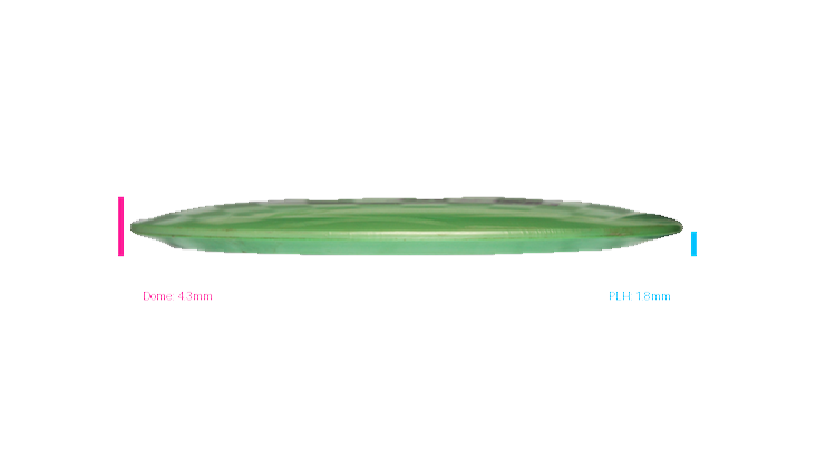 USED Discraft Paul McBeth 5X Titanium Undertaker Fairway Driver Profile View