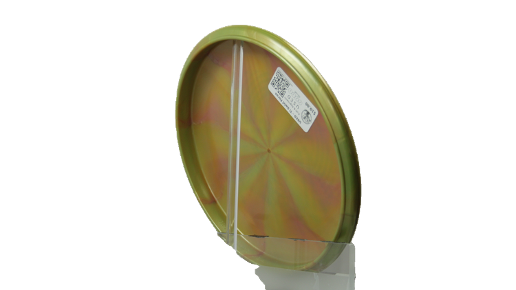 USED Discraft 2022 Ledgestone / Justin Lago Ti Swirl Focus Putter Back View