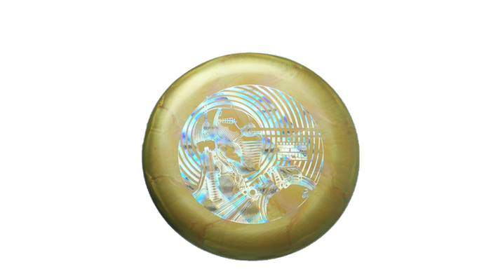 USED Discraft 2022 Ledgestone / Justin Lago Ti Swirl Focus Putter