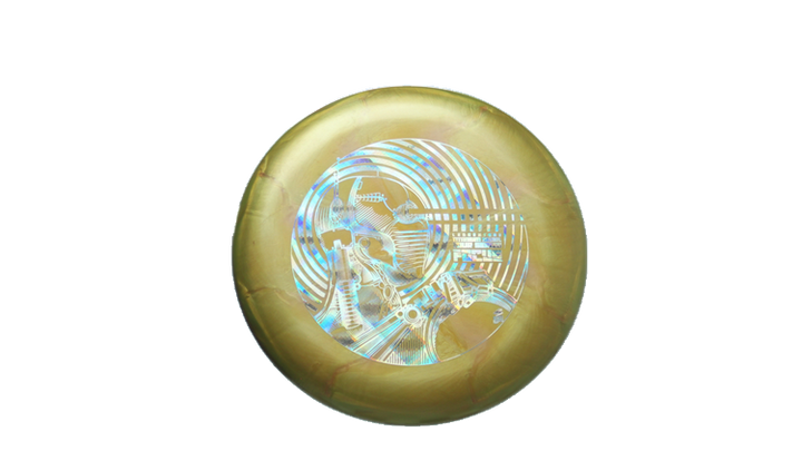 USED Discraft 2022 Ledgestone / Justin Lago Ti Swirl Focus Putter Front View
