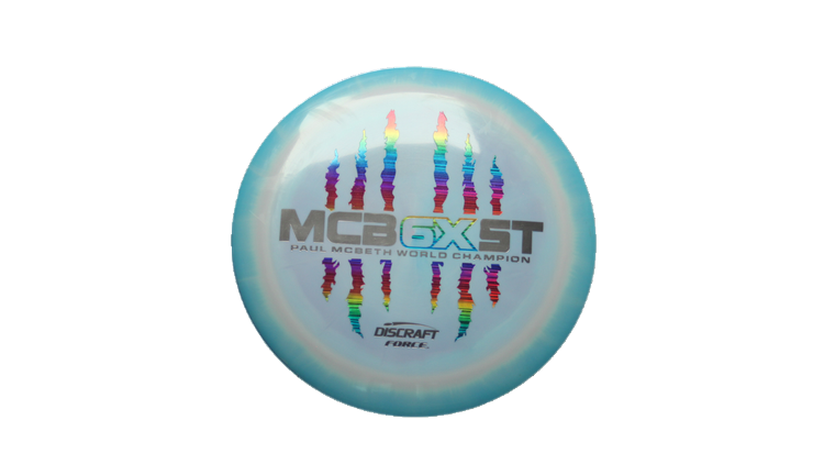 USED Discraft Paul McBeth 6X ESP Force Distance Driver Front View