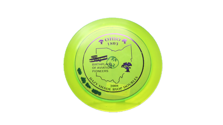 USED Innova 2008 Ohio 1803 / Hazy Shade Doubles Champion Xcaliber Distance Driver Front View