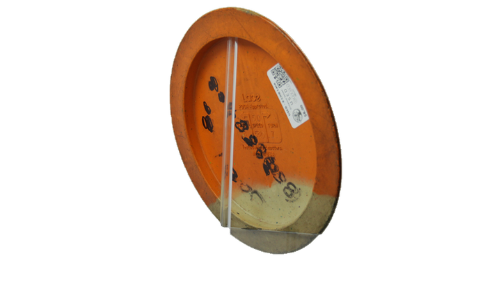USED Vibram HEAVILY WORN / GOUGED (4/10) X-Link Lace Distance Driver Back View