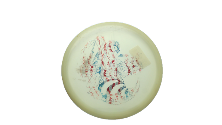 USED Discraft Halloween Chainsaw Glow Buzzz Midrange Front View