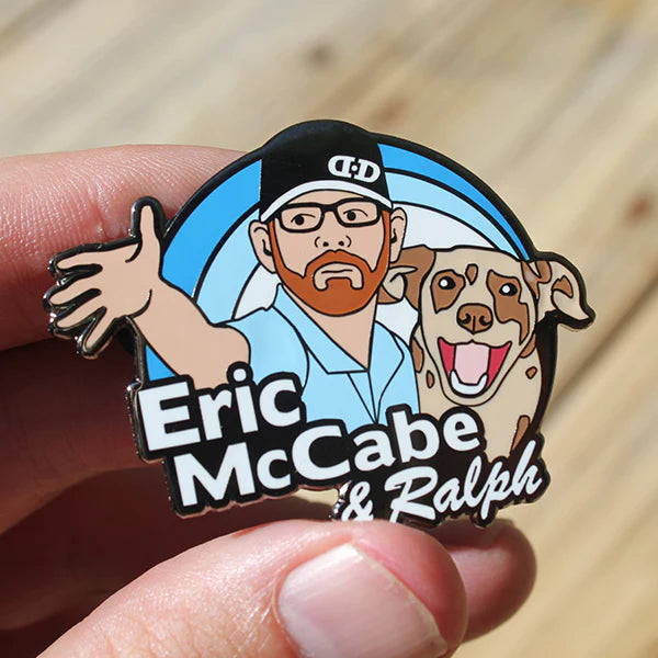 Eric McCabe & Ralph Disc Golf Pin