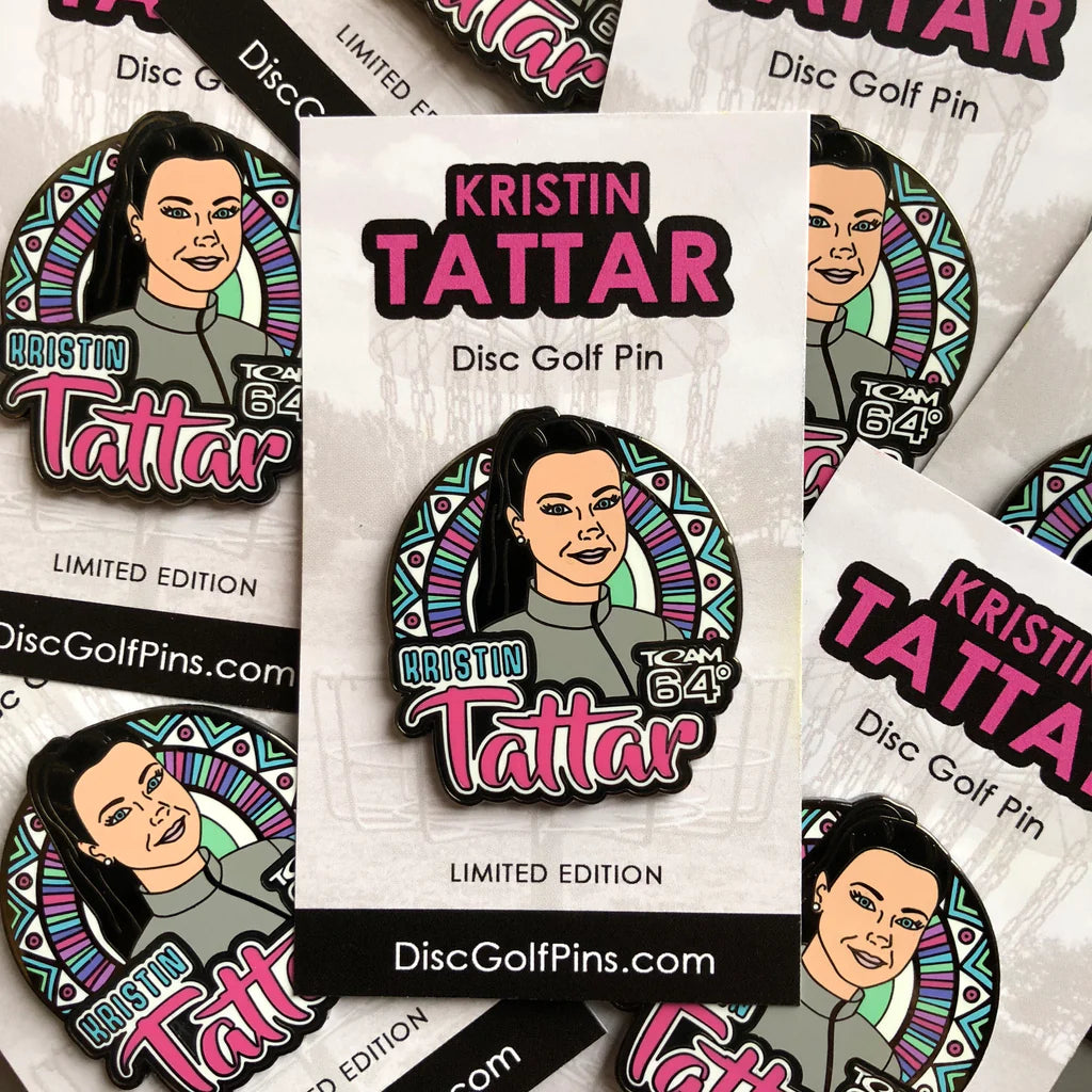 Kristin Tattar Disc Golf Pin