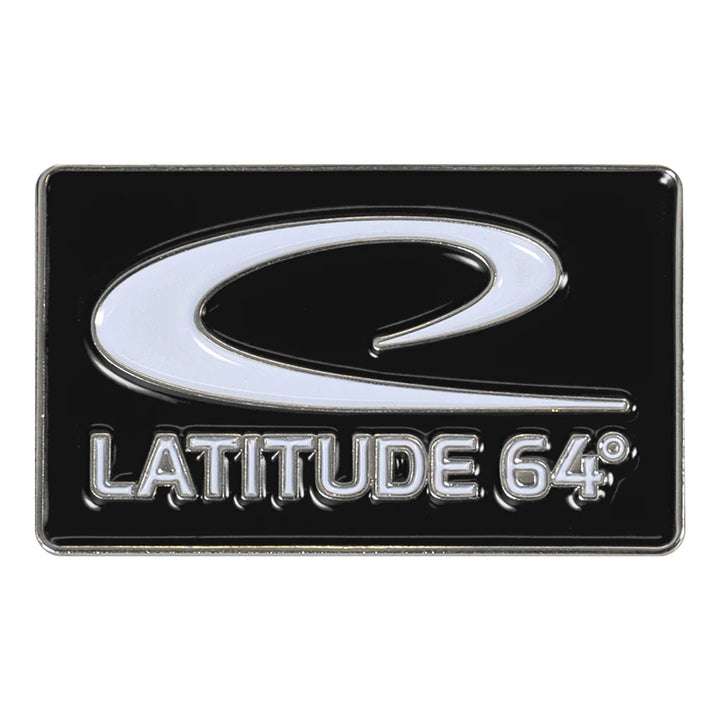 Latitude 64 Enamel Pin