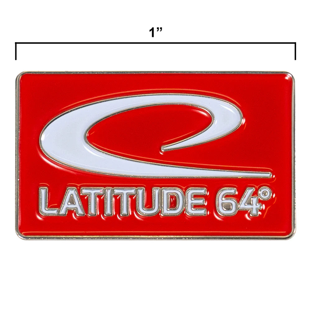 Latitude 64 Enamel Pin