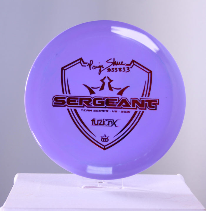 Dynamic Discs Paige Shue 2021 Fuzion-X Sergeant Distance Driver