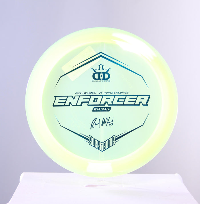 Dynamic Discs Ricky Wysocki Sockibomb Stamp Lucid-X Enforcer Distance Driver