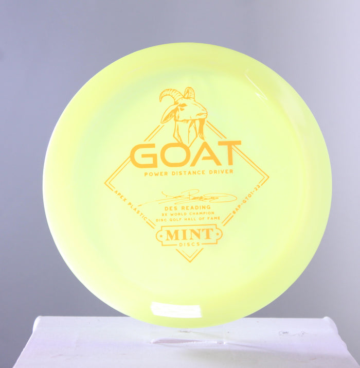 Mint Discs Des Reading Apex Goat Distance Driver