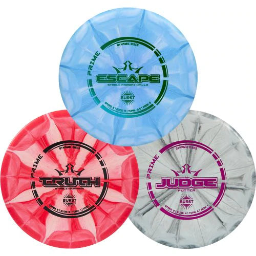 Dynamic Discs Prime Burst Disc Golf Starter Set