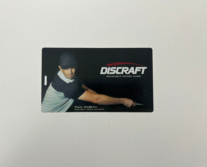 Discraft Reusable Disc Golf Scorecard