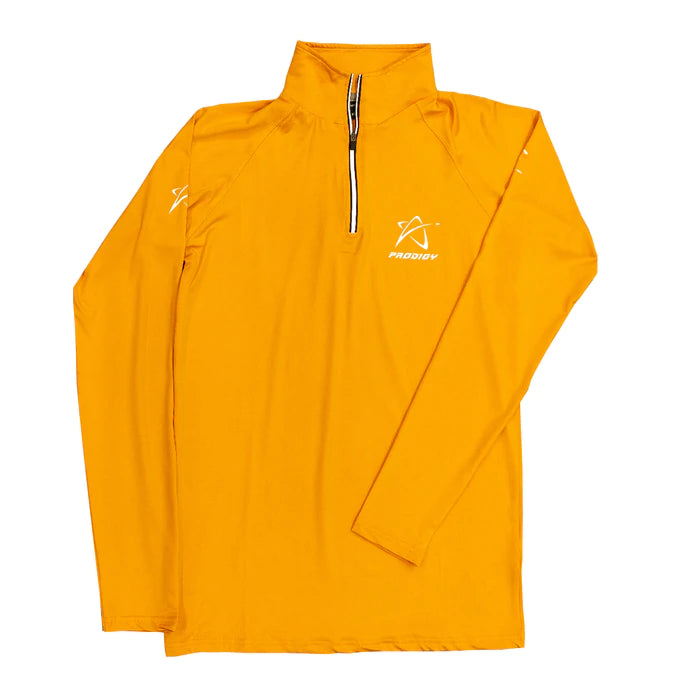 Prodigy Quarter-Zip Long Sleeve (Orange)
