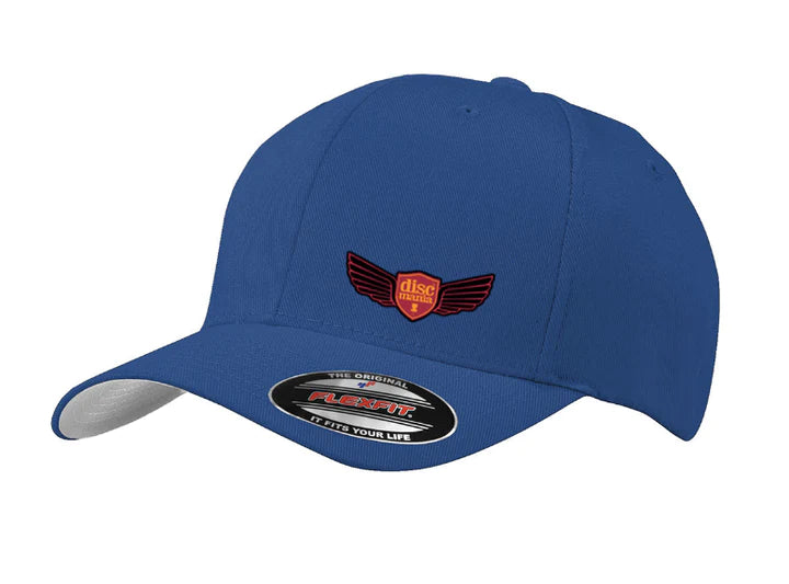 Discmania Flexfit Hat (wings) Blue