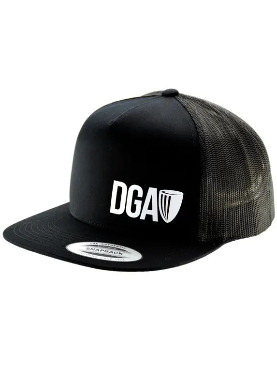 DGA Flatbill Mesh Snapback Cap Hat