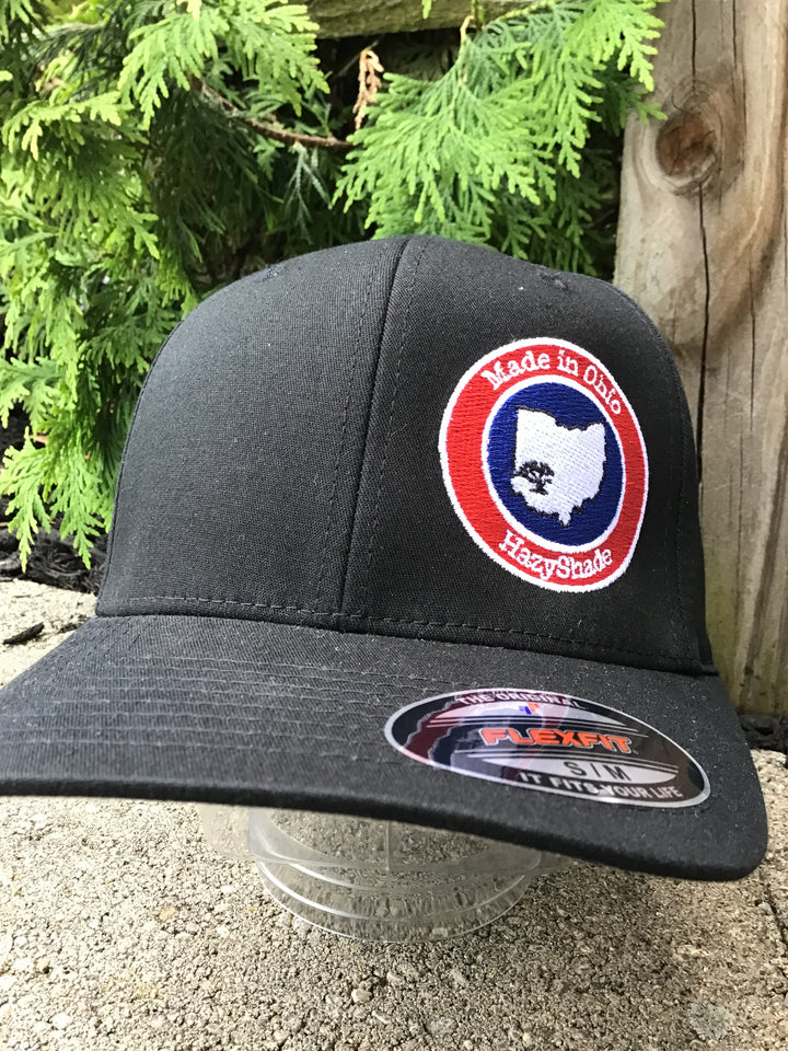 Hazy Shade Black Made in Ohio Flexfit Twill Hat S/M