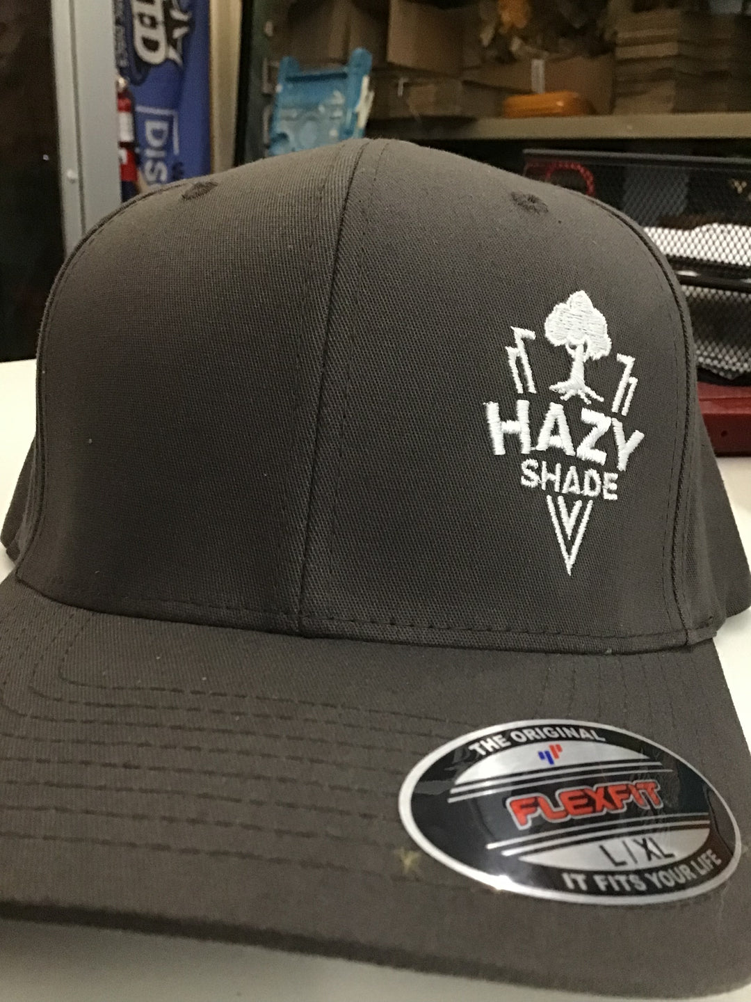 Hazy Shade Flexfit Grey Triangle Logo L/XL